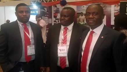 Valentine Obi, CEO, eTranzact (far right) and others at an event recently